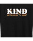 ფოტო #3 პროდუქტის Trendy Plus Size KIND Graphic Short Sleeve T-shirt