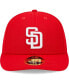ფოტო #3 პროდუქტის Men's Scarlet San Diego Padres Low Profile 59FIFTY Fitted Hat