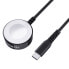 Фото #11 товара Зарядное устройство беспроводное CHOETECH T319 5W для Apple Watch с кабелем USB-C, черное