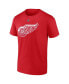 ფოტო #2 პროდუქტის Men's Patrick Kane Red Detroit Red Wings Authentic Stack Name and Number T-shirt