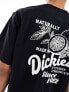 Dickies raven back print t-shirt in black