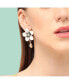 Фото #2 товара Women's Flower Drop Earrings