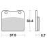 Фото #2 товара SBS P577-LS Sintered Brake Pads