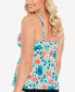 Фото #3 товара Women's Printed Bow Tummy-Control Tankini Top, Created for Macy's