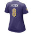 ფოტო #1 პროდუქტის Women's Baltimore Ravens Game Jersey - Lamar Jackson
