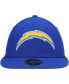 Фото #3 товара Men's Royal Los Angeles Chargers Logo Omaha Low Profile 59FIFTY Fitted Hat