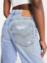 Фото #5 товара Levi's ripped baggy dad jeans in light wash blue