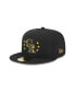 Фото #1 товара Men's Black Colorado Rockies 2024 Armed Forces Day On-Field 59FIFTY Fitted Hat