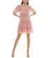 ფოტო #4 პროდუქტის Juniors' Emma Puff-Sleeve Mini Dress