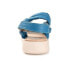 Journee Collection Womens Marri Tru Comfort Foam Multi Strap Flat Sandals, Blue