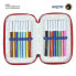 CERDA GROUP Giotto Premium PVC Mickey Triple Filled Pencil Case