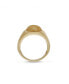 ფოტო #4 პროდუქტის Wood Jasper Iconic Gemstone Yellow Gold Plated Sterling Silver Men Signet Ring
