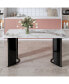 Фото #3 товара White marble table set with 4 chairs