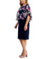 Фото #3 товара Plus Size Printed Popover Sheath Dress