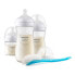 Фото #1 товара PHILIPS AVENT Natural Response Pack: 1 Baby Bottle 125ml + 2 Baby Bottles 260ml + 1 Baby Bottle Cleaning Brush