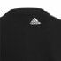 Толстовка без капюшона детская Adidas Sweat Logo Чёрный