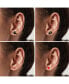 ფოტო #2 პროდუქტის Mickey and Minnie Mouse Fashion Stud Earring - Mismatch Kiss, Black/Red - 3 pairs