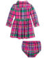 Baby Girls Cotton Plaid Twill Dress