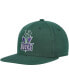 ფოტო #2 პროდუქტის Men's Hunter Green Milwaukee Bucks Hardwood Classics MVP Team Ground 2.0 Fitted Hat