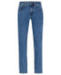 Men's Blue Comfort-Stretch Denim Slim-Fit Jeans