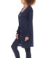 Фото #3 товара Women's Off Duty Rib Knit Lounge Cardigan