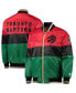 ფოტო #1 პროდუქტის Men's Red and Black and Green Toronto Raptors Black History Month NBA 75th Anniversary Full-Zip Jacket