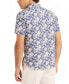 Фото #2 товара Classic-Fit Linen-Blend Tropical-Print Short-Sleeve Shirt