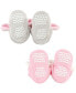 Фото #2 товара Baby Girls Cozy Fleece Booties, Elephant Zebra