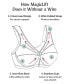 ფოტო #6 პროდუქტის Full Figure Plus Size MagicLift Wirefree T-Shirt Bra 1080