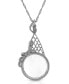 Фото #1 товара 2028 gold Tone Filigree Magnifying Glass 28" Necklace