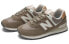 Кроссовки женские New Balance 574 低帮深灰色 36 - фото #3