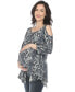 Фото #10 товара Maternity Snake Print Cold Shoulder Tunic