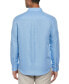 Фото #2 товара Men's Long Sleeve Button Front Linen Blend Dobby Shirt