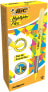 BIC Highlighter Flex - 12 pc(s) - Yellow - Brush tip - Yellow - Plastic - 1 mm