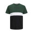 ფოტო #3 პროდუქტის JACK & JONES Reid Blocking Plus Size short sleeve T-shirt