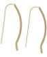 ფოტო #1 პროდუქტის Gold-Tone Drama Bar Threader Earrings