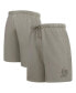ფოტო #1 პროდუქტის Men's Pewter Oakland Athletics Neutral Fleece Shorts