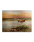 Фото #1 товара Masters Fine Art Florida Sunset Floating Brushed Aluminum Art - 22" x 25"
