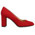 Фото #1 товара CL by Laundry Lofty Block Heels Pumps Womens Red Dress Casual LOFTY-25Z
