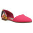 Фото #4 товара TOMS Jutti D'orsay Slip On Womens Pink Flats Casual 10016366T