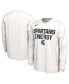 Фото #1 товара Men's and Women's White Michigan State Spartans 2024 On-Court Bench Energy Long Sleeve T-shirt