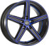 Фото #1 товара Колесный диск литой Oxigin 18 Concave blue polish HD 10.5x20 ET43 - LK5/130 ML71.6