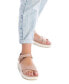 ფოტო #4 პროდუქტის Women's Flat Suede Sandals By XTI