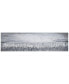 Фото #1 товара Silver Dust Textured Metallic Hand Painted Wall Art by Martin Edwards, 20" x 72" x 1.5"