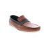 Фото #2 товара Bruno Magli Barca BARCA Mens Brown Leather Loafers & Slip Ons Penny Shoes 13