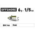 Фото #2 товара Джиг-головка FIIISH Black Minnow Offshore 2 шт. 6г - 1/5 унции