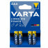 Фото #1 товара Батарейки VARTA AAA LR03 4UD 1,5 V (10 штук)