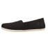 Фото #3 товара TOMS Alpargata Slip On Womens Black Flats Casual 10017963T