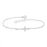 Charming silver bracelet with a cross 461 001 01385 04