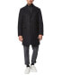 Men's Sheffield Melton Wool Slim Overcoat with Interior Bib